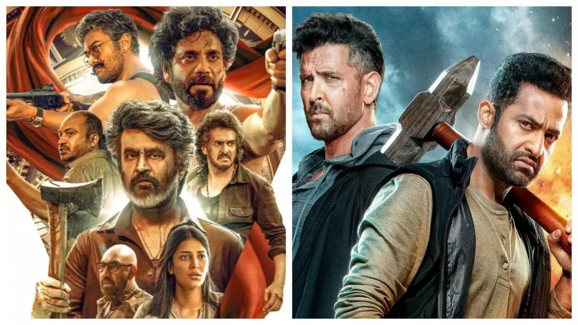 War 2 Box Office Day 1: Hrithik Roshan–Jr NTR Film Falls Short of ₹100 Crore, Trails Behind Coolie