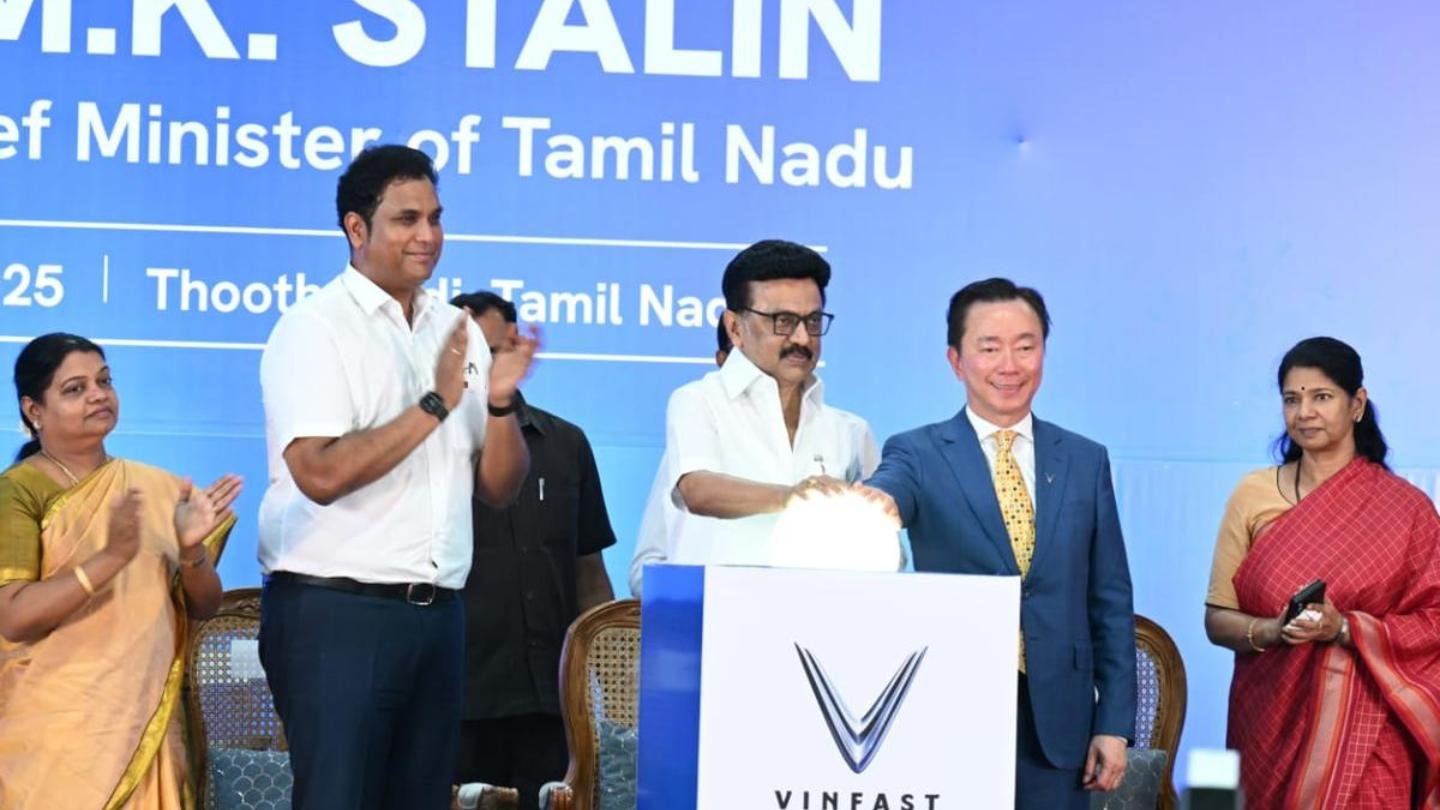 Tamil Nadu CM Stalin Inaugurates VinFast’s First EV Manufacturing Plant in India