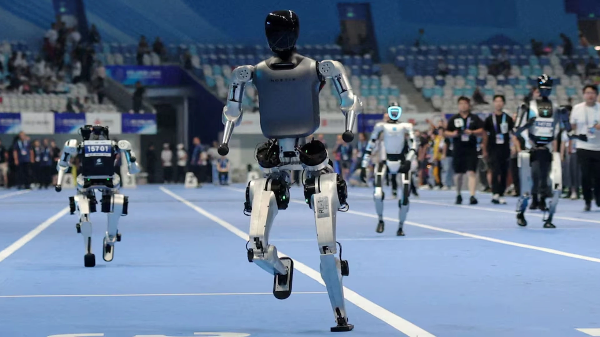 World’s First Humanoid Robot Games Kick Off in Beijing