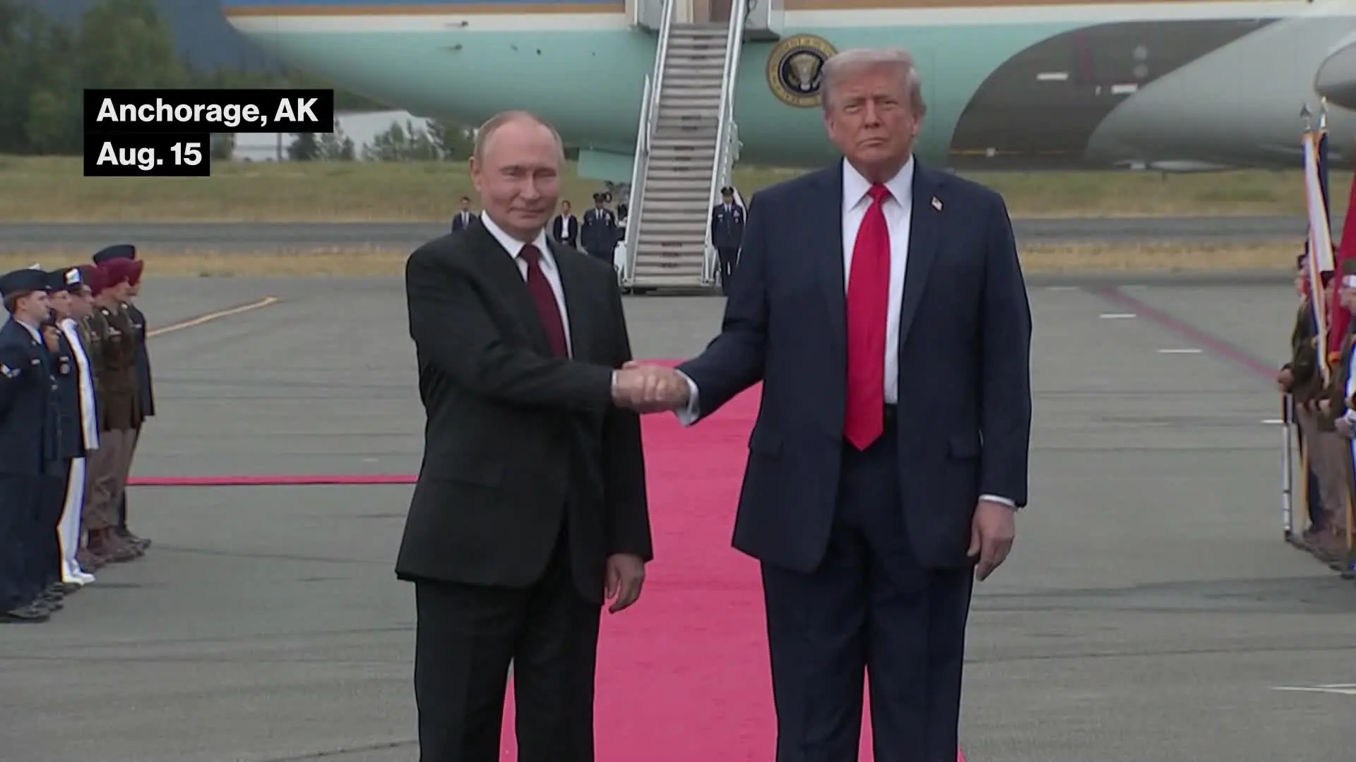 Red Carpet, Handshake, and a Ride in ‘The Beast’: Trump Meets Putin in Alaska