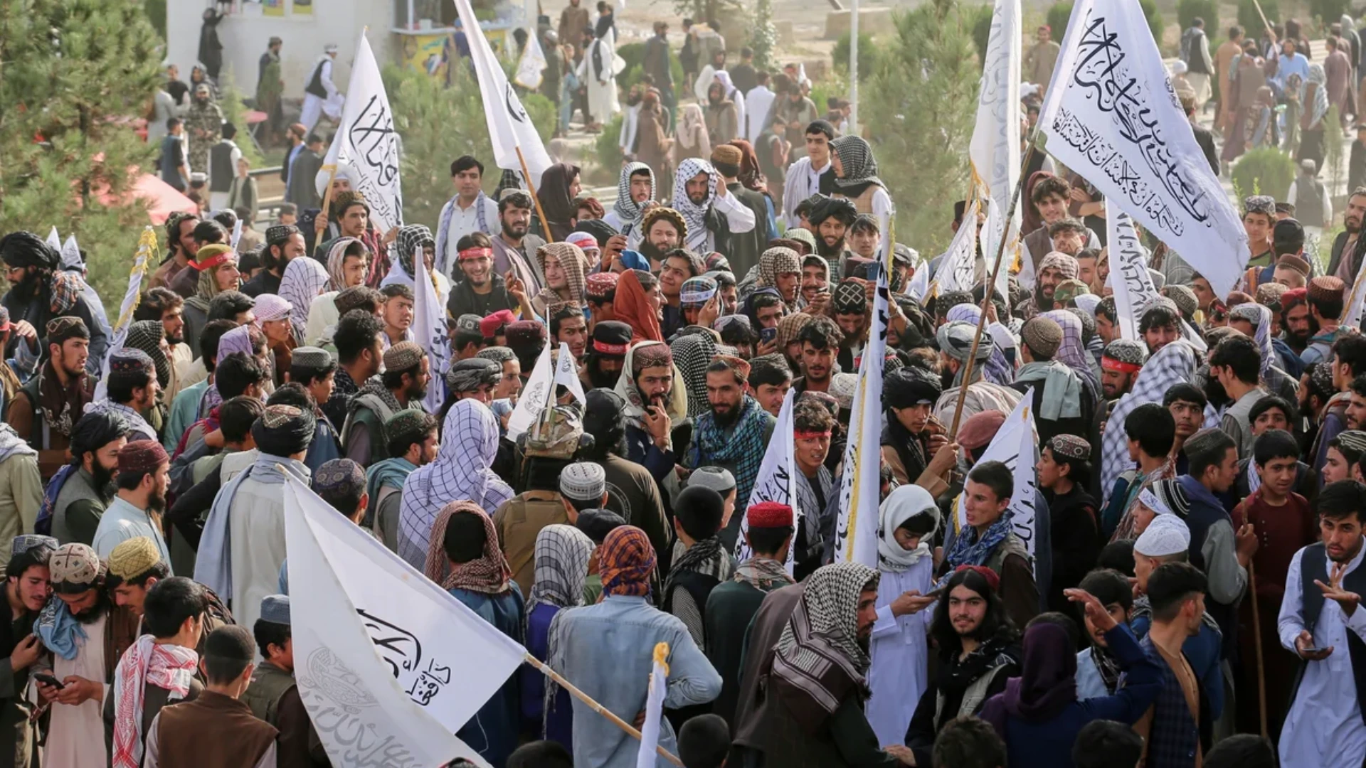 Women Banned as Taliban Marks Four Years in Power with ‘Flower Showers’ in Kabul