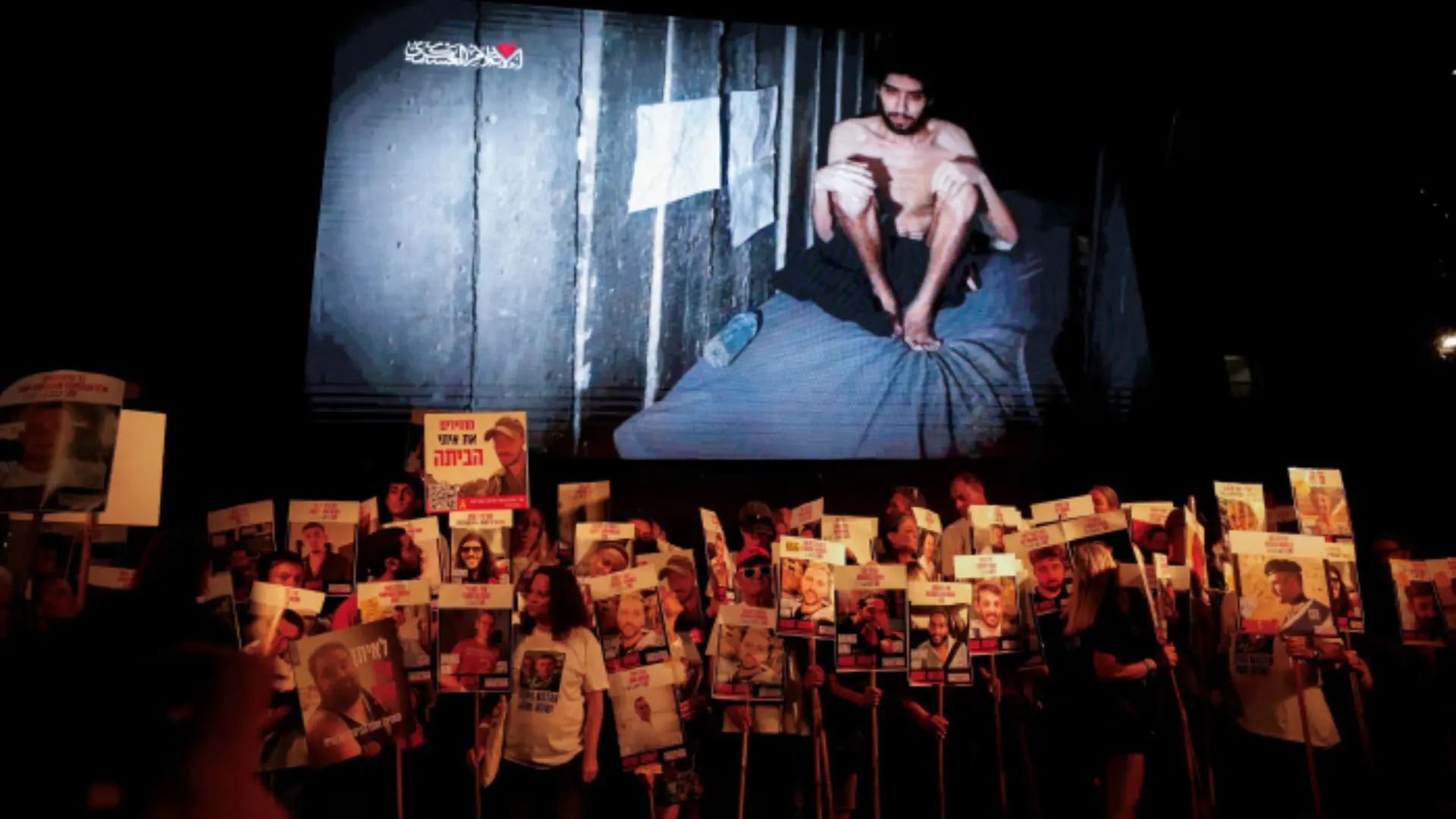 Global Outrage Over Videos of Starving Israeli Hostages in Gaza