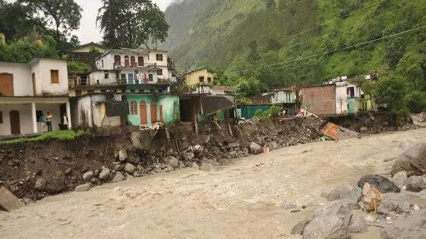 Cloudburst in Uttarakhand’s Chamoli Traps Woman, Damages Property