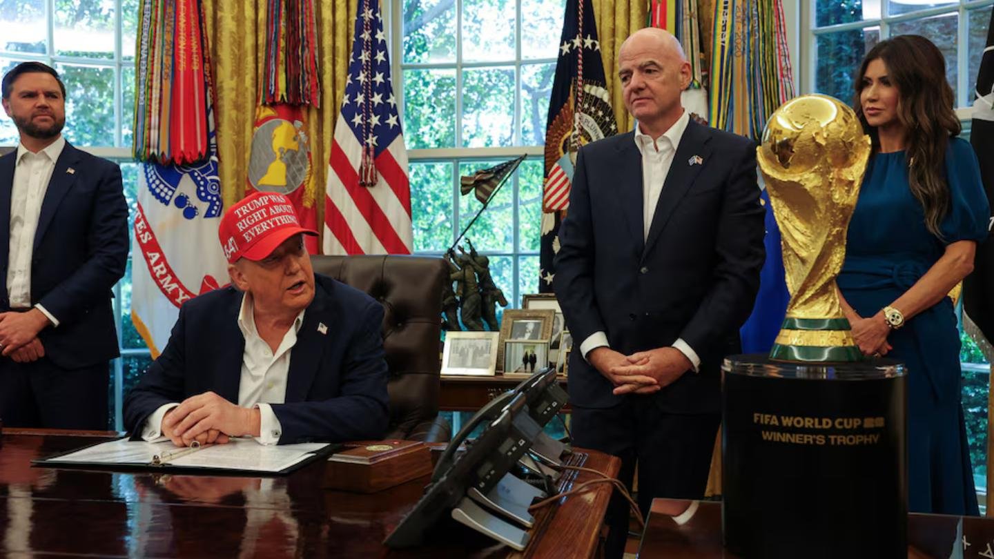 US President Donald Trump Unveils Venue for 2026 FIFA World Cup Draw at Kennedy Center