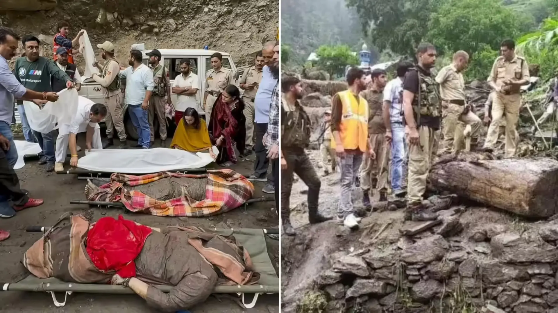Cloudburst in J&K’s Kishtwar Kills 46 Pilgrims, Injures Over 100; Many Still Missing