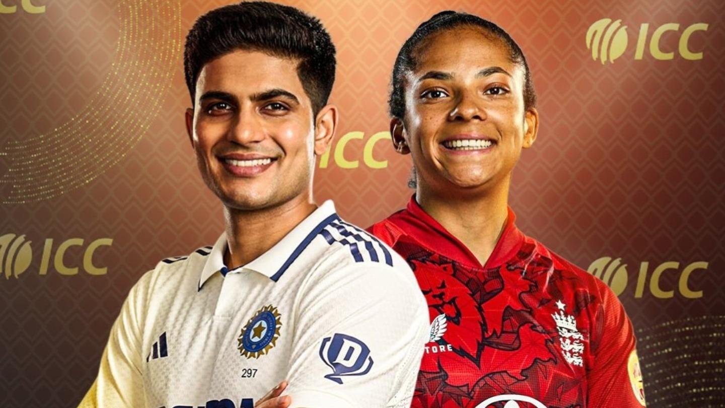 Shubman Gill and Sophia Dunkley Named ICC Players of the Month for July 2025