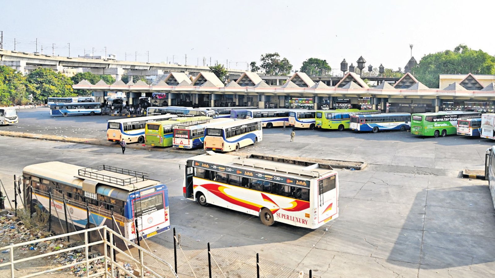 MGBS Flooded, Bus Services Shifted: Hyderabad RTC Operations Disrupted