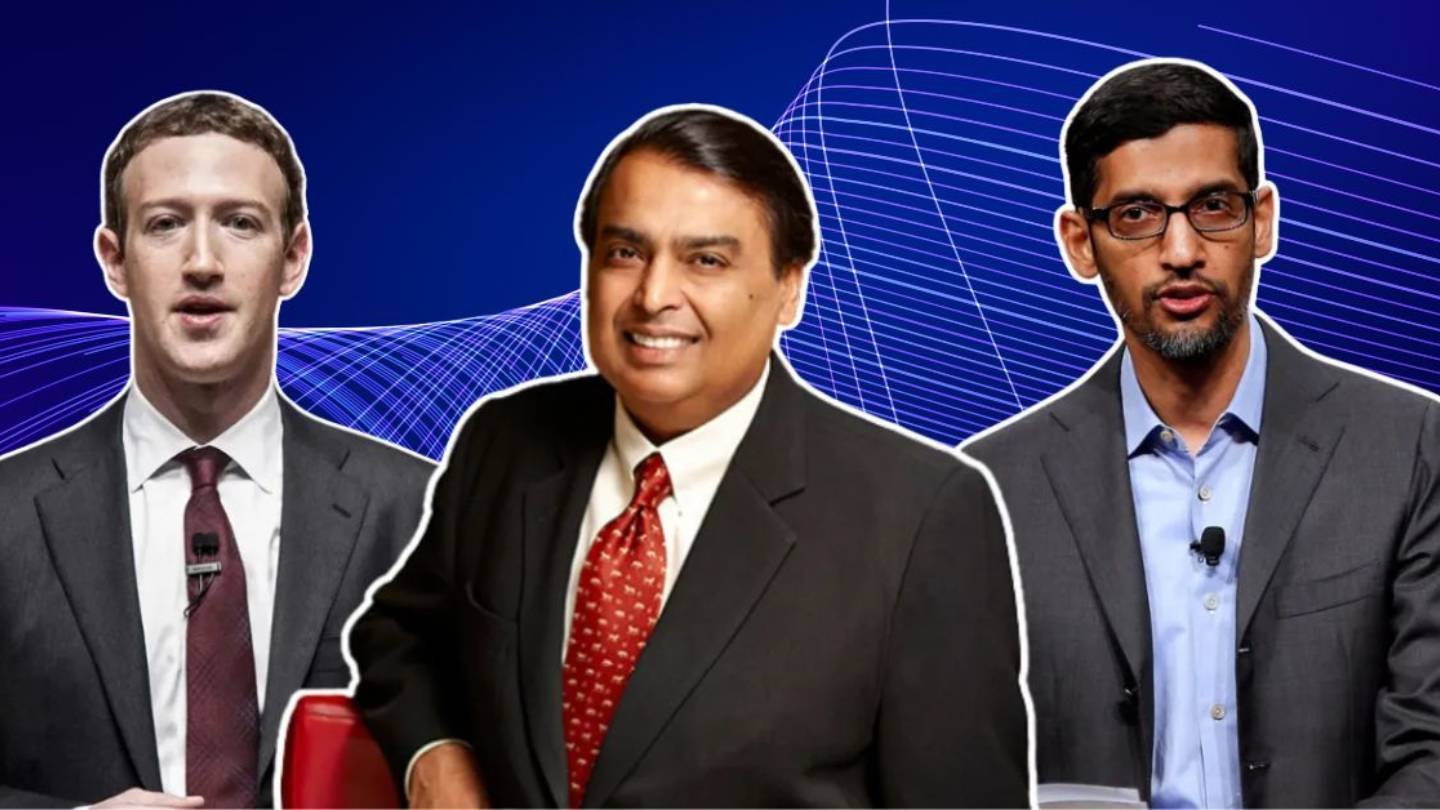 Google’s Sundar Pichai, Meta’s Mark Zuckerberg Announce AI Partnerships With Reliance