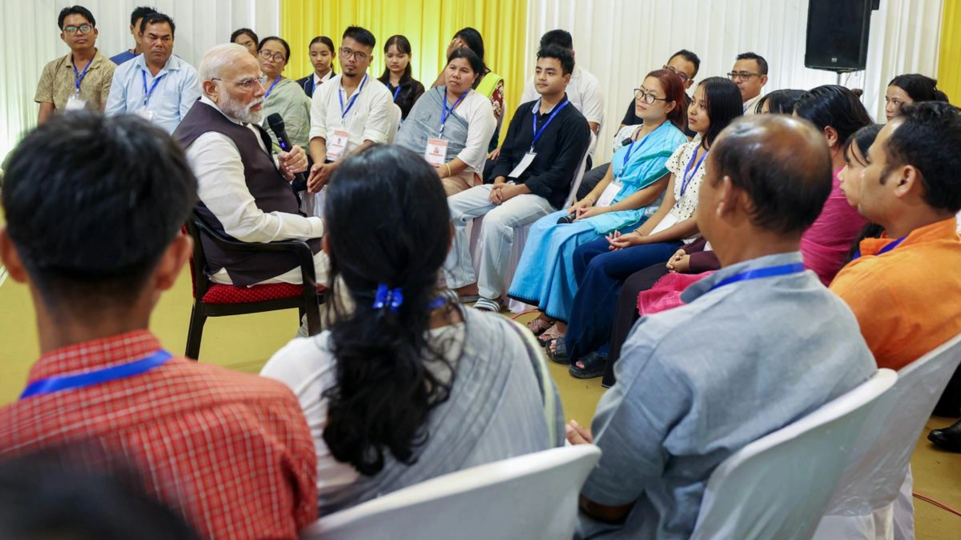 Displaced Manipur residents meet PM Modi, seeking safe return and jobs.