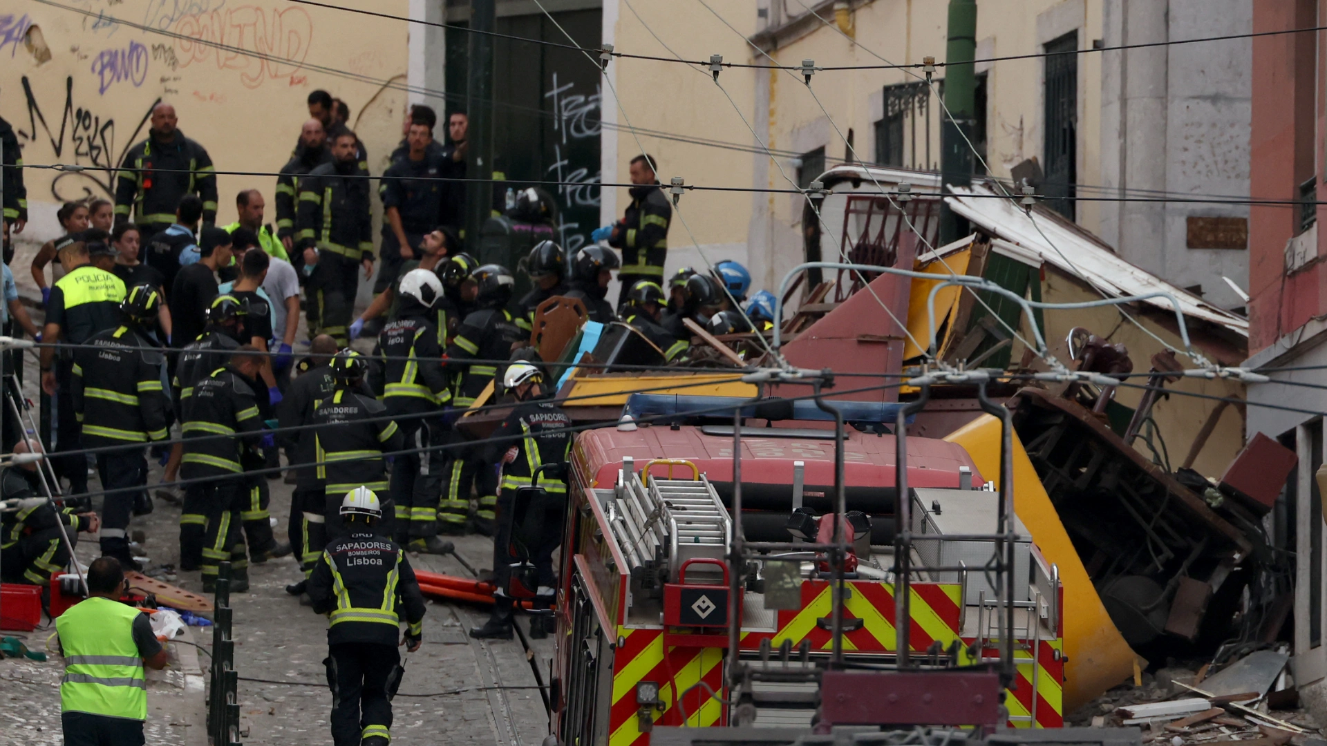Tragedy Strikes Lisbon’s Iconic Funicular Railway, Elevador da Glória, After Deadly Crash