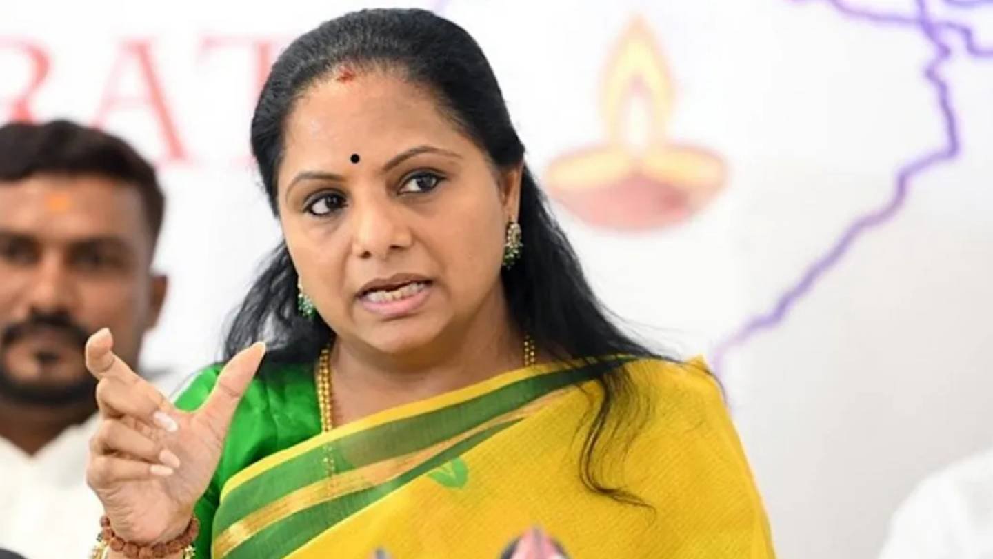 BRS MLC Kavitha Blames Cousins for Kaleshwaram Project Irregularities