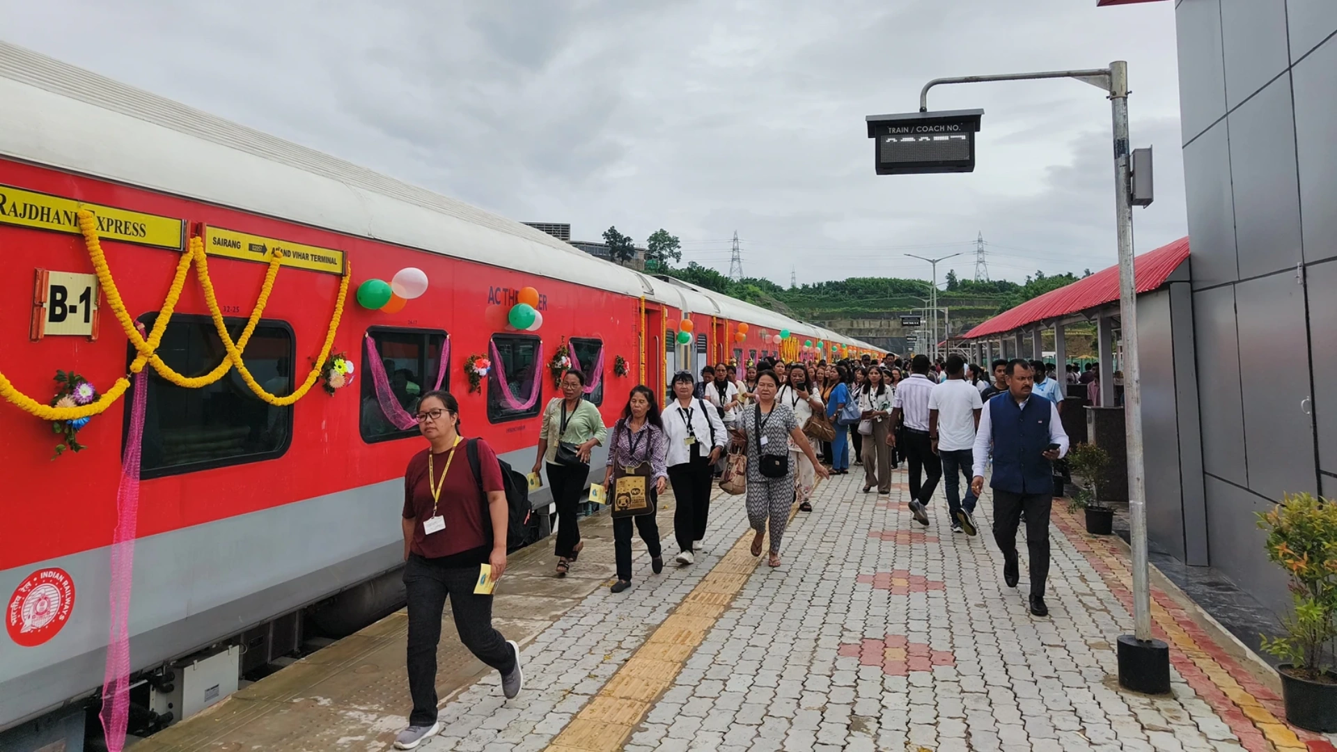 Aizawl connected: Rajdhani Express brings Indian Railways closer to Mizoram
