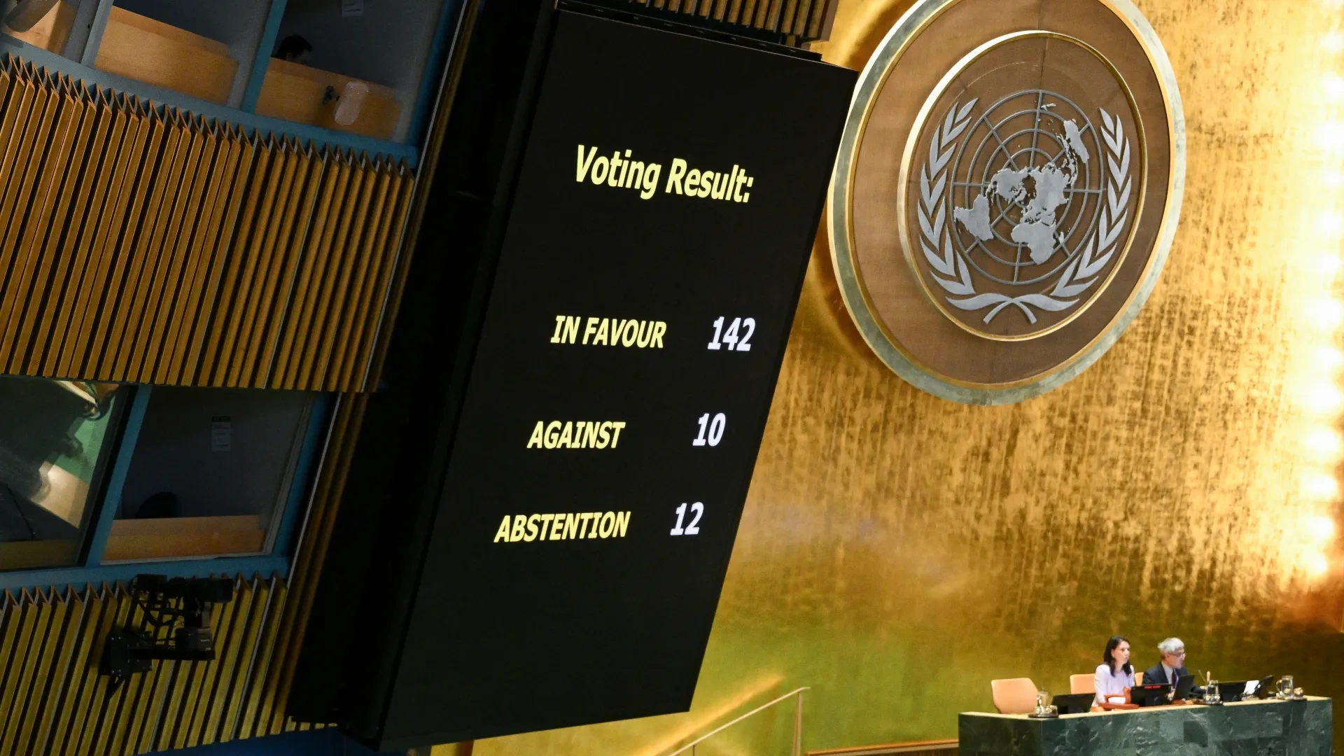 India Backs Palestinian Statehood at UN, Joining 142 Nations