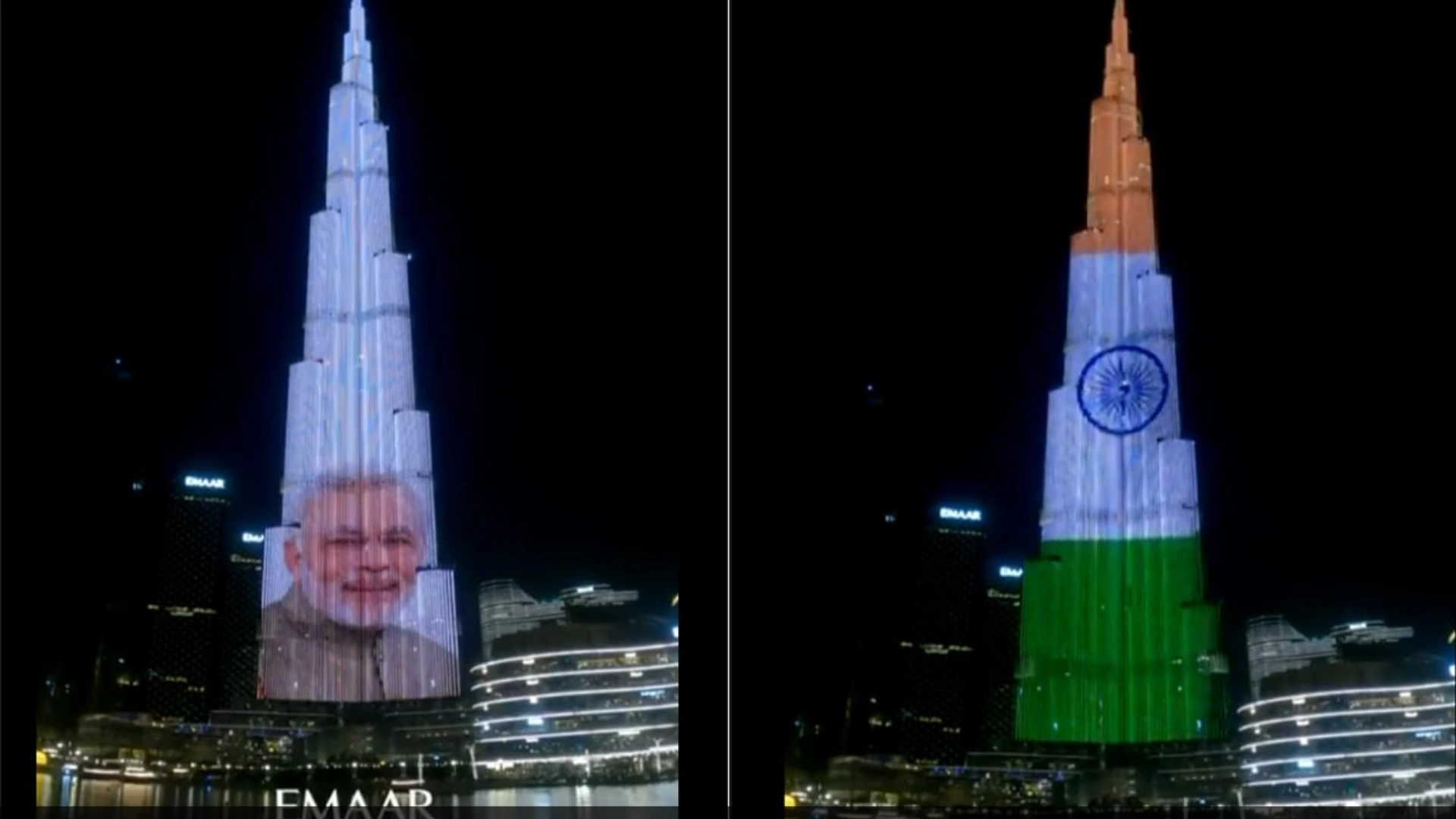 Burj Khalifa Lights Up for PM Modi’s 75th Birthday