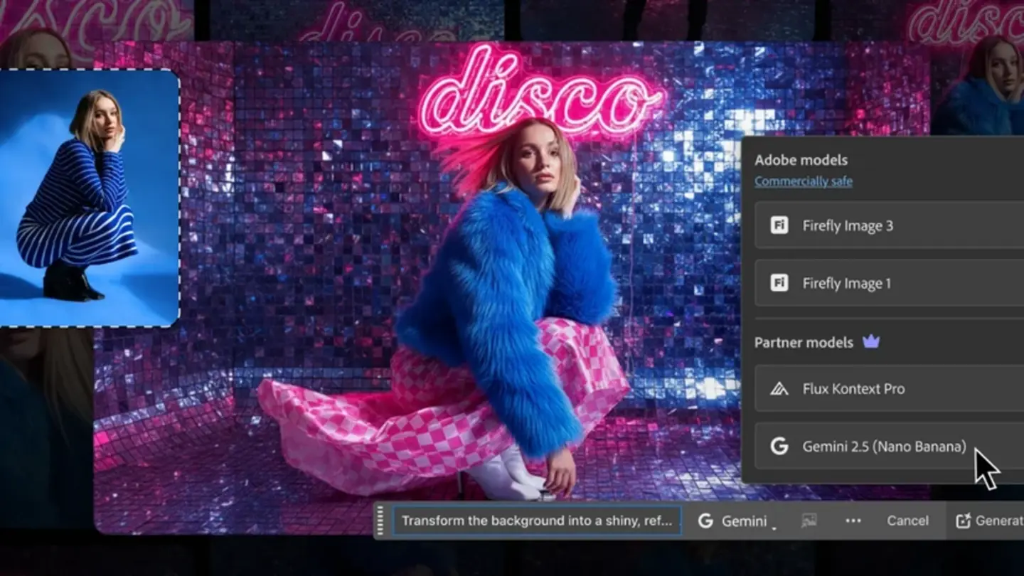 Photoshop Beta Integrates Google’s Nano Banana AI, Other Models