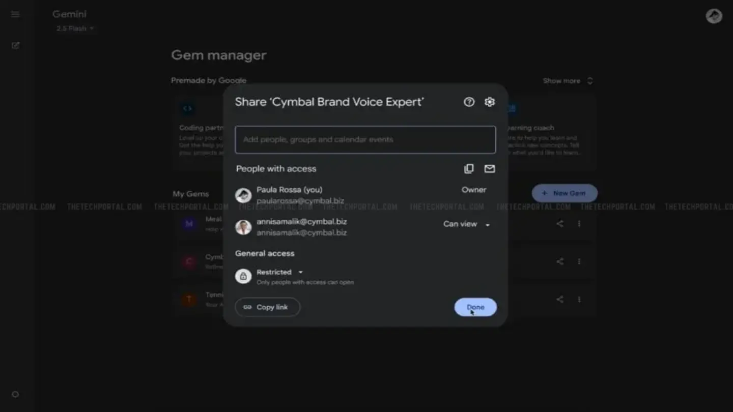 Google’s Gemini AI: Users Can Now Share Custom ‘Gems’