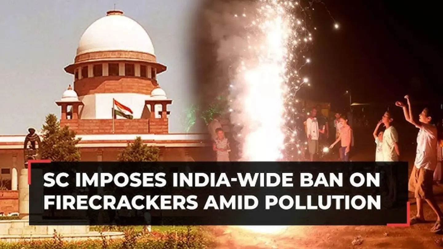 Supreme Court: Pan-India firecracker ban, not just Delhi-NCR