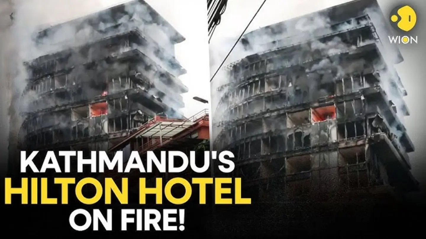 Kathmandu Hilton Hotel Charred After Gen Z Protests