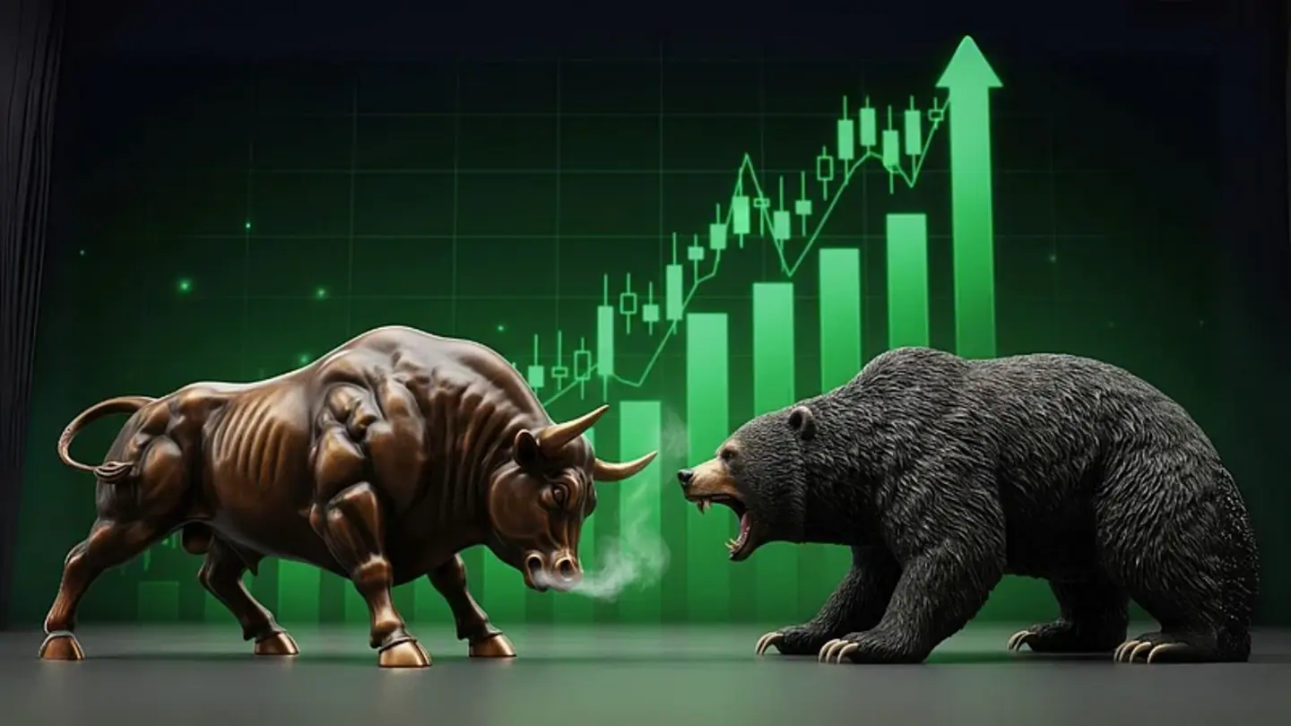 NIFTY50 near 25,800; SENSEX falls; Tata Motors, L&T buzzing