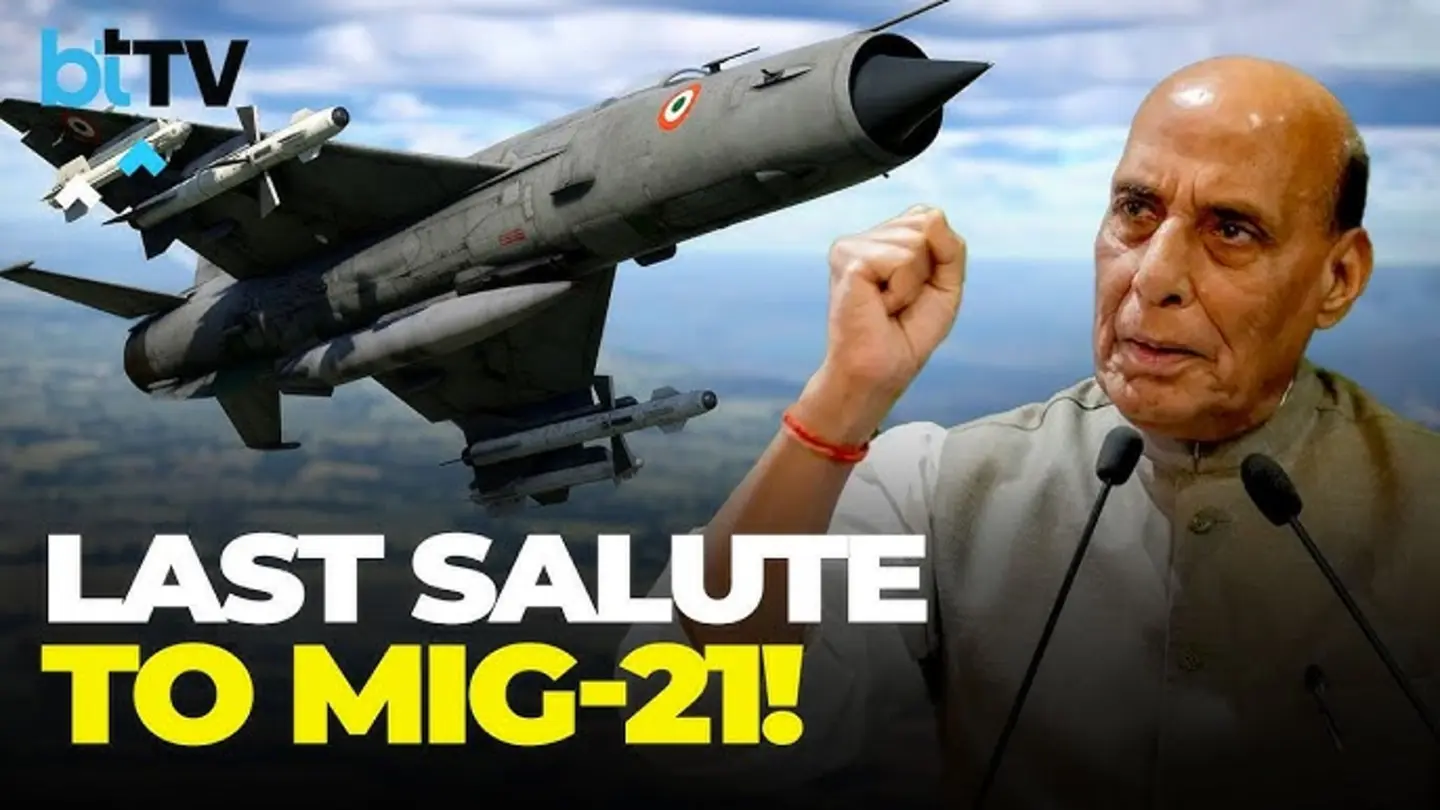 Rajnath Singh Praises MiG-21’s Contribution to Indian Military Aviation History