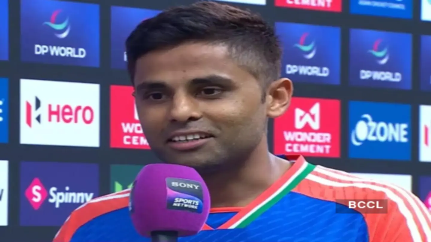 Suryakumar Yadav on Asia Cup award presentation: ‘Trophy leke bhaag gaye’