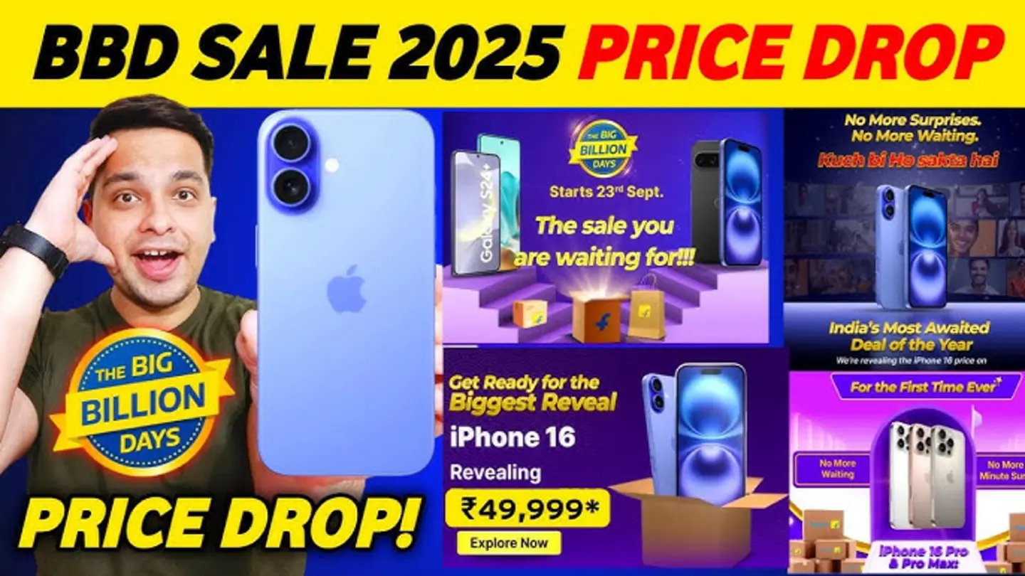 Flipkart Big Billion Days: iPhone 16 Series Offers Announced
