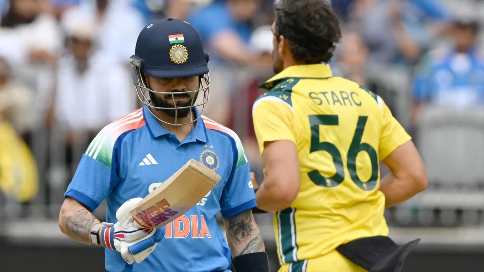 Australia Thrashes India in Rain-Hit ODI: Sharma, Kohli Show Rust