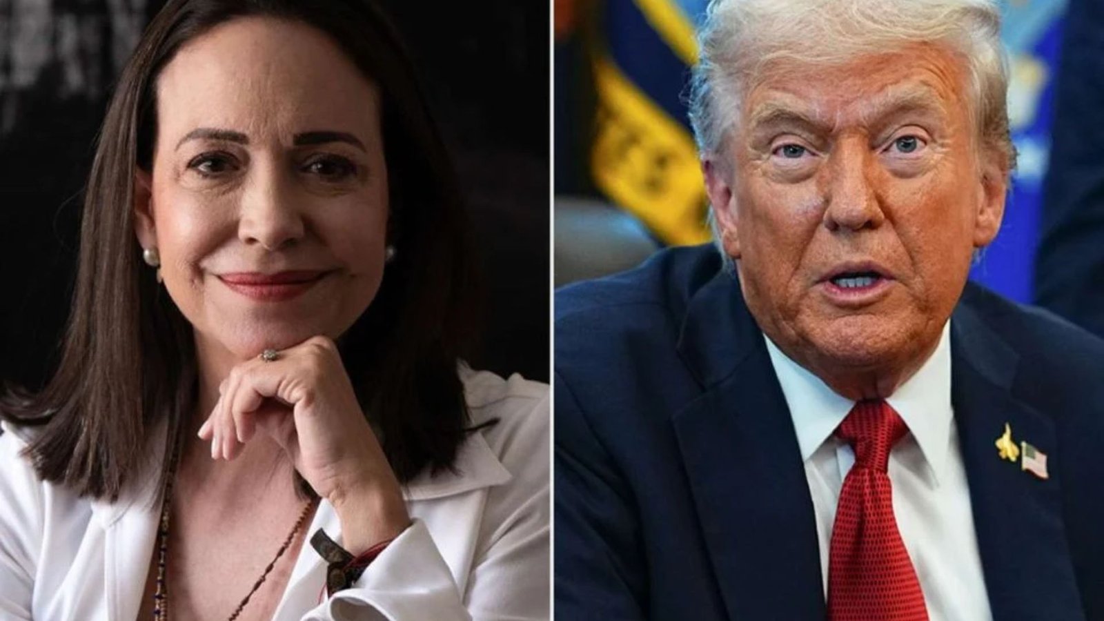 Trump claims Machado accepted Nobel Peace Prize ‘in his honor’