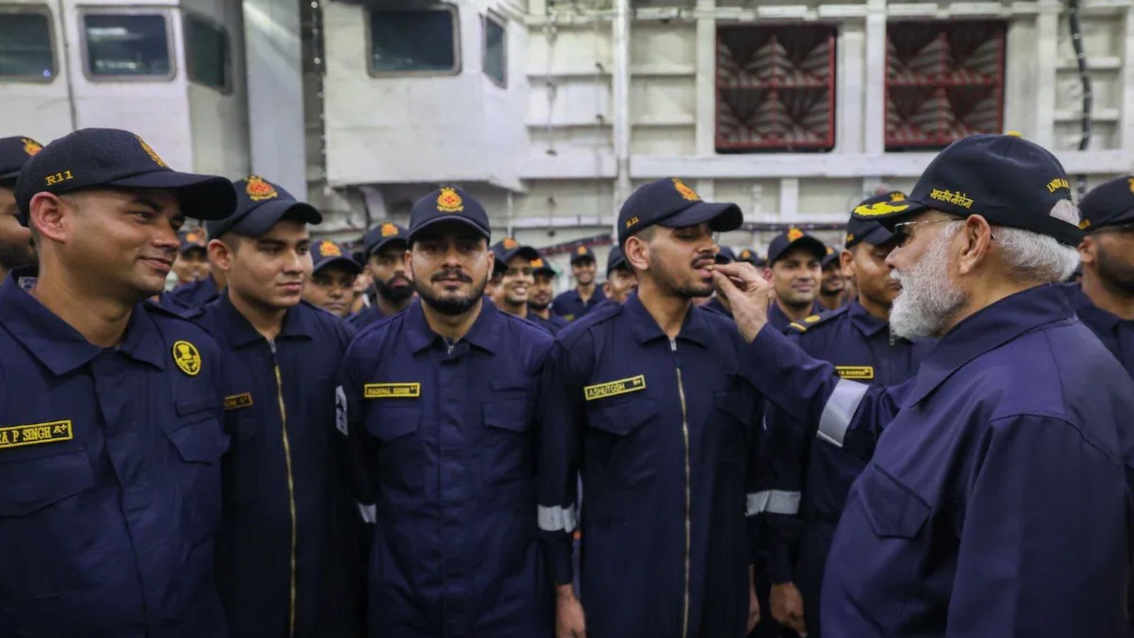 PM Modi Celebrates Diwali with Armed Forces Aboard INS Vikrant