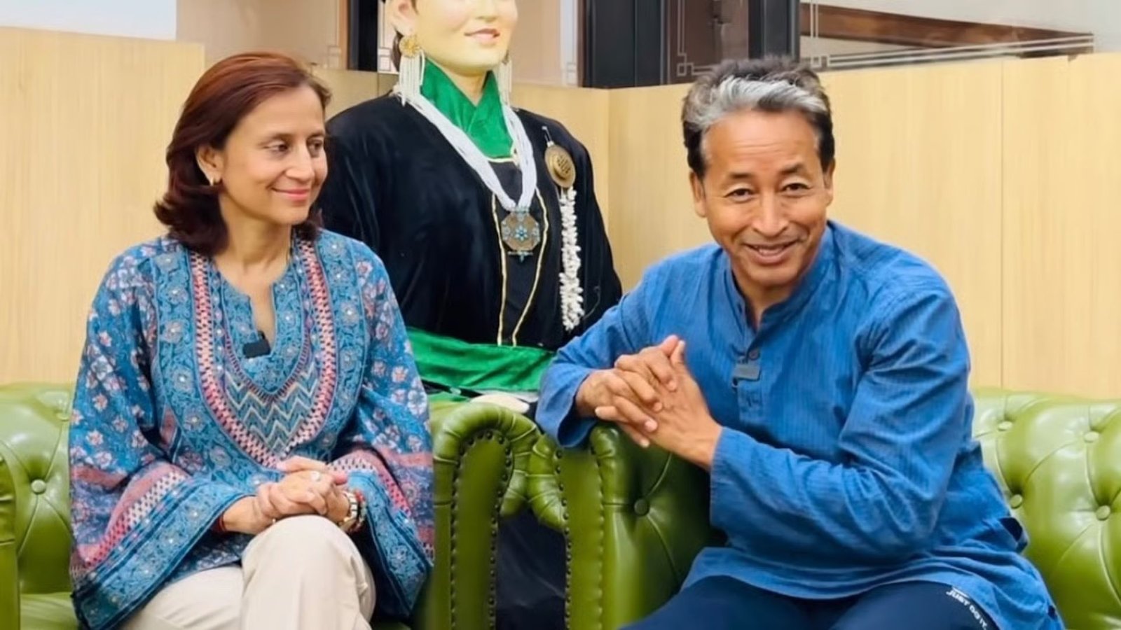 Ladakh: Sonam Wangchuk’s wife alleges police oppression, questions Indian freedom