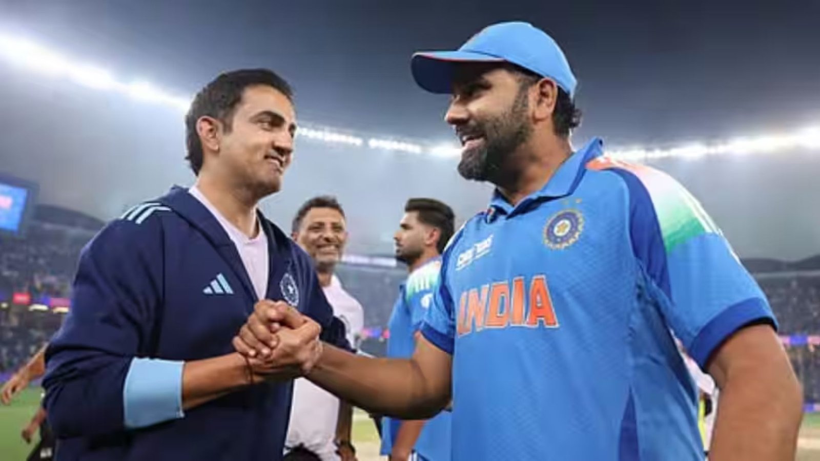 Rohit Sharma meets Gautam Gambhir after stepping down as ODI captain