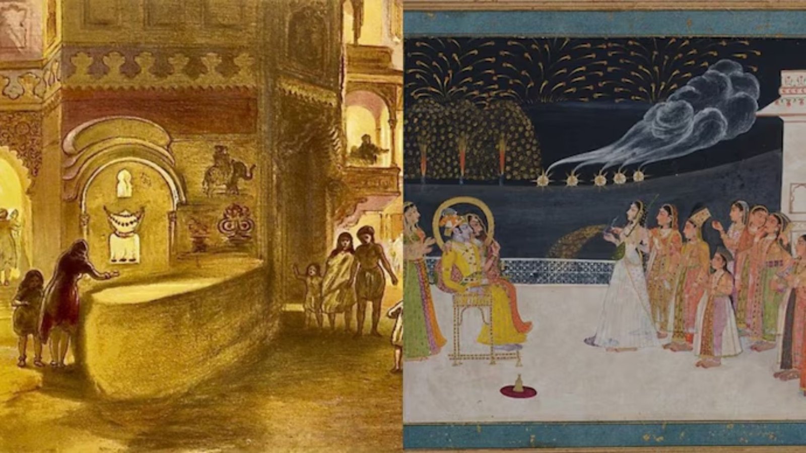 Diwali Through the Ages: Old Paintings Illuminate the Festival of Lights