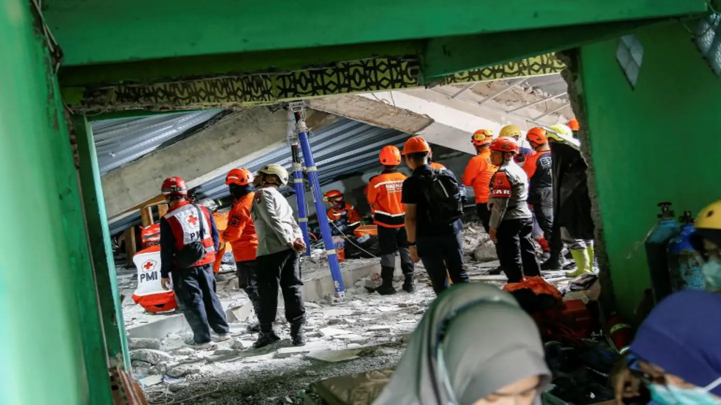 Indonesia School Collapse: Death Toll Climbs to 36, Search Continues
