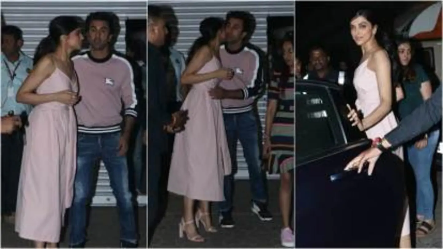 Ranbir Kapoor forgets car, follows Deepika Padukone: Fans react