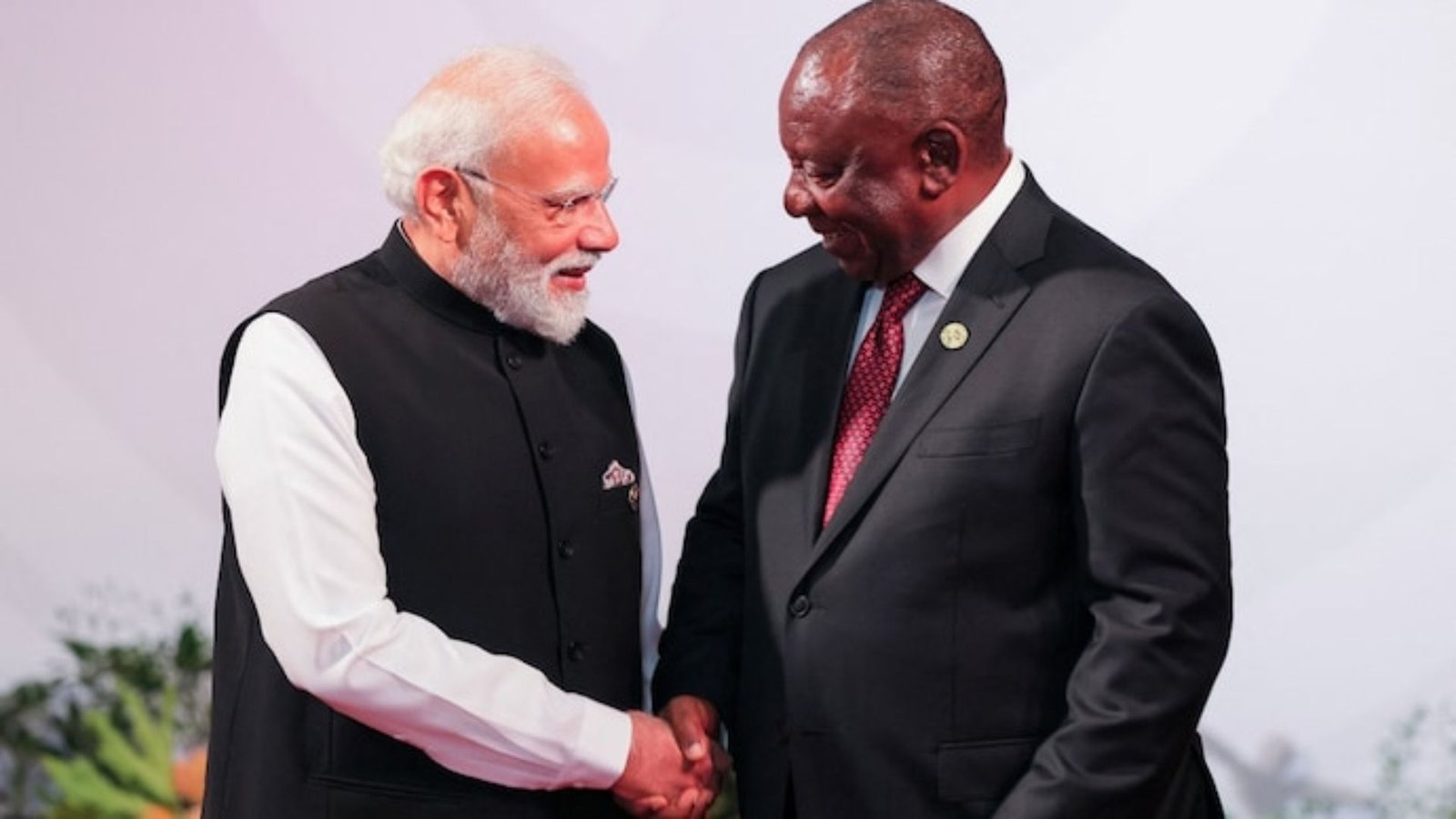 Ramaphosa jokes with Modi about G20’s difficulty: A light moment