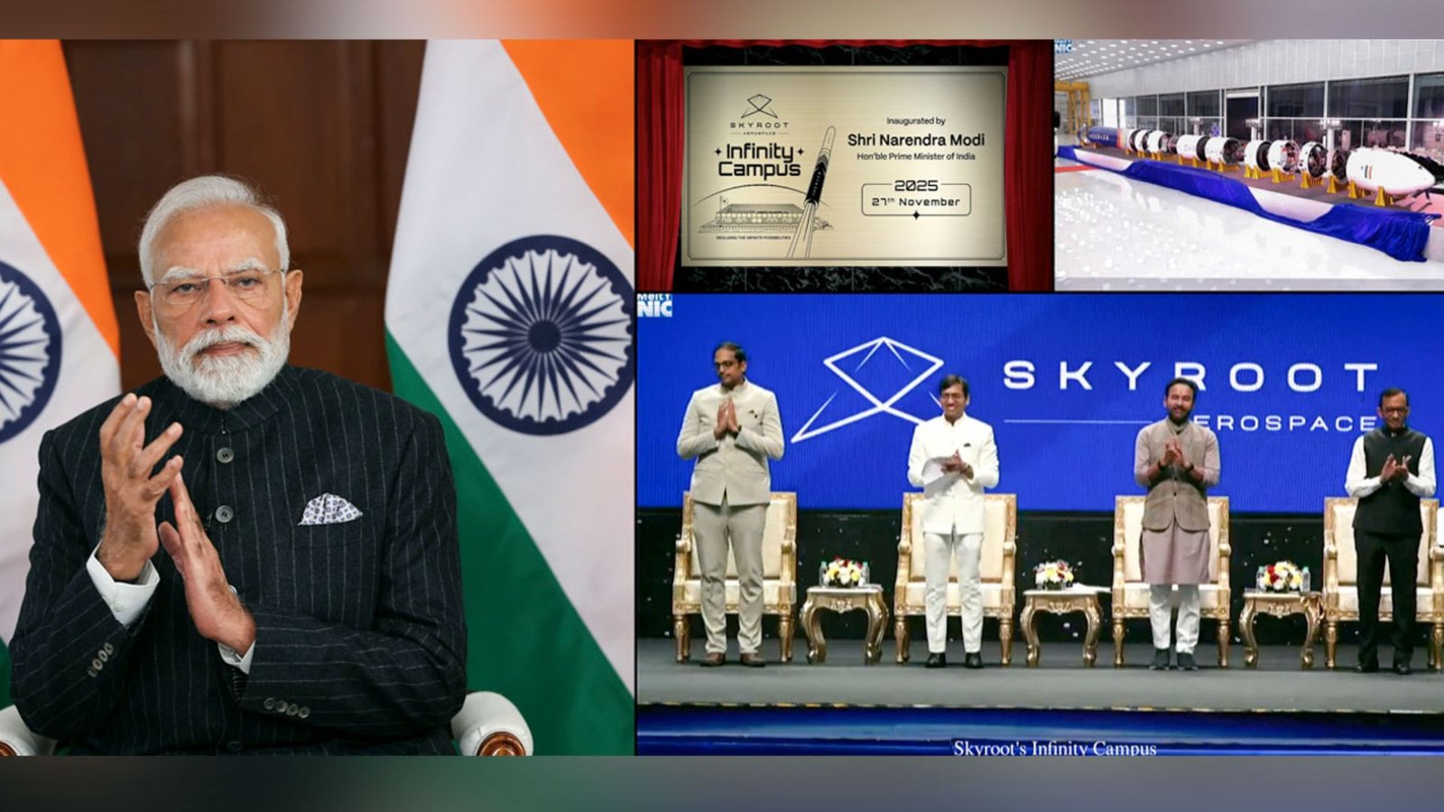 Modi unveils Skyroot’s rocket campus: India eyes global space leadership