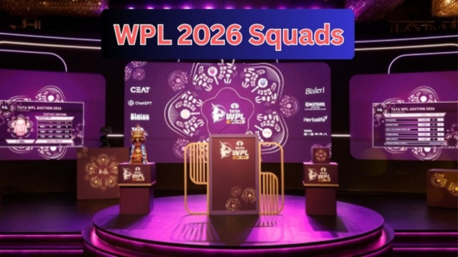 WPL 2026: Complete squads, players list after auction