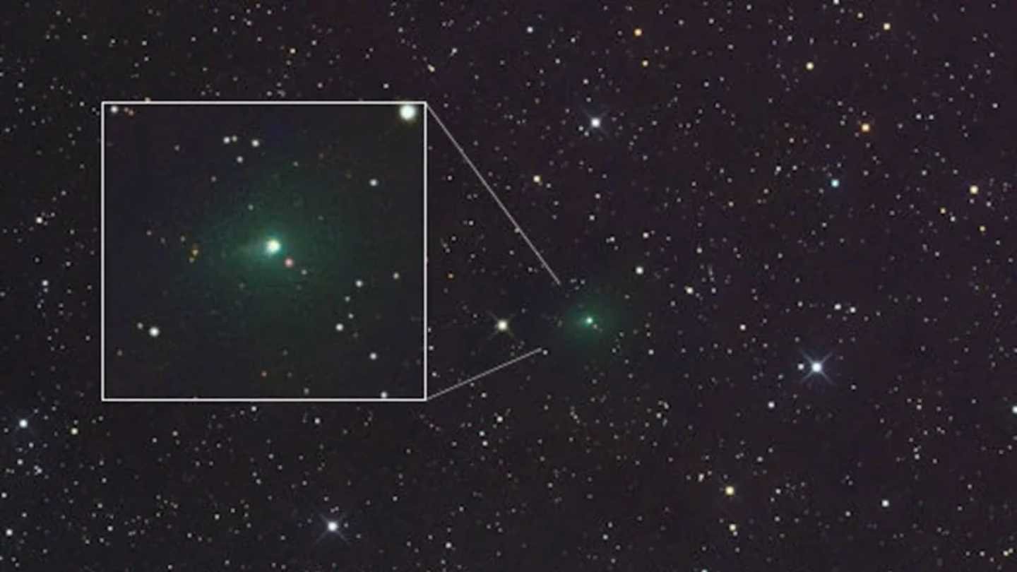Interstellar comet 3I/ATLAS glows green, linked to sunscreen ingredient