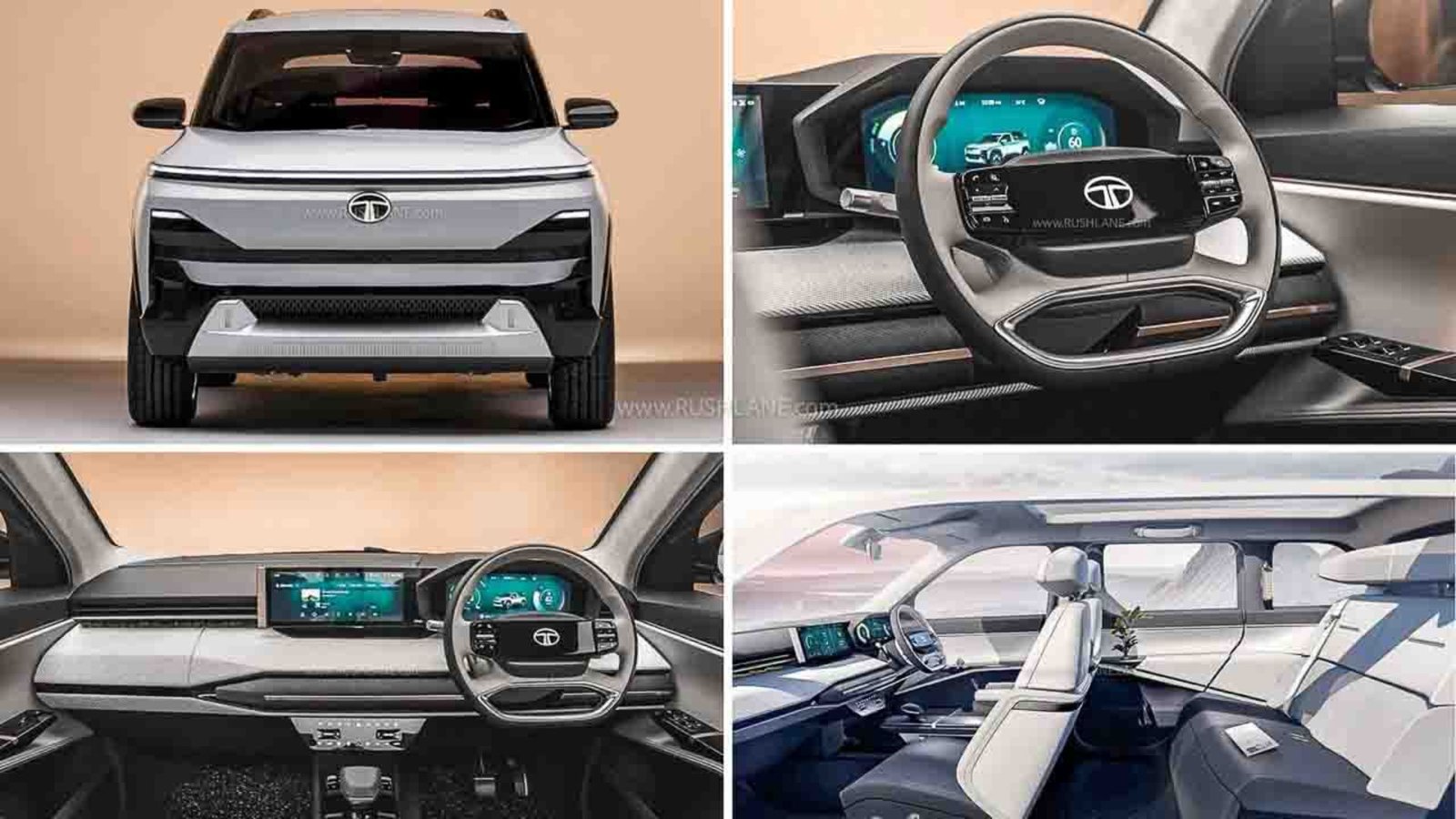 2025 Tata Sierra Interior Revealed in Real-Life Images
