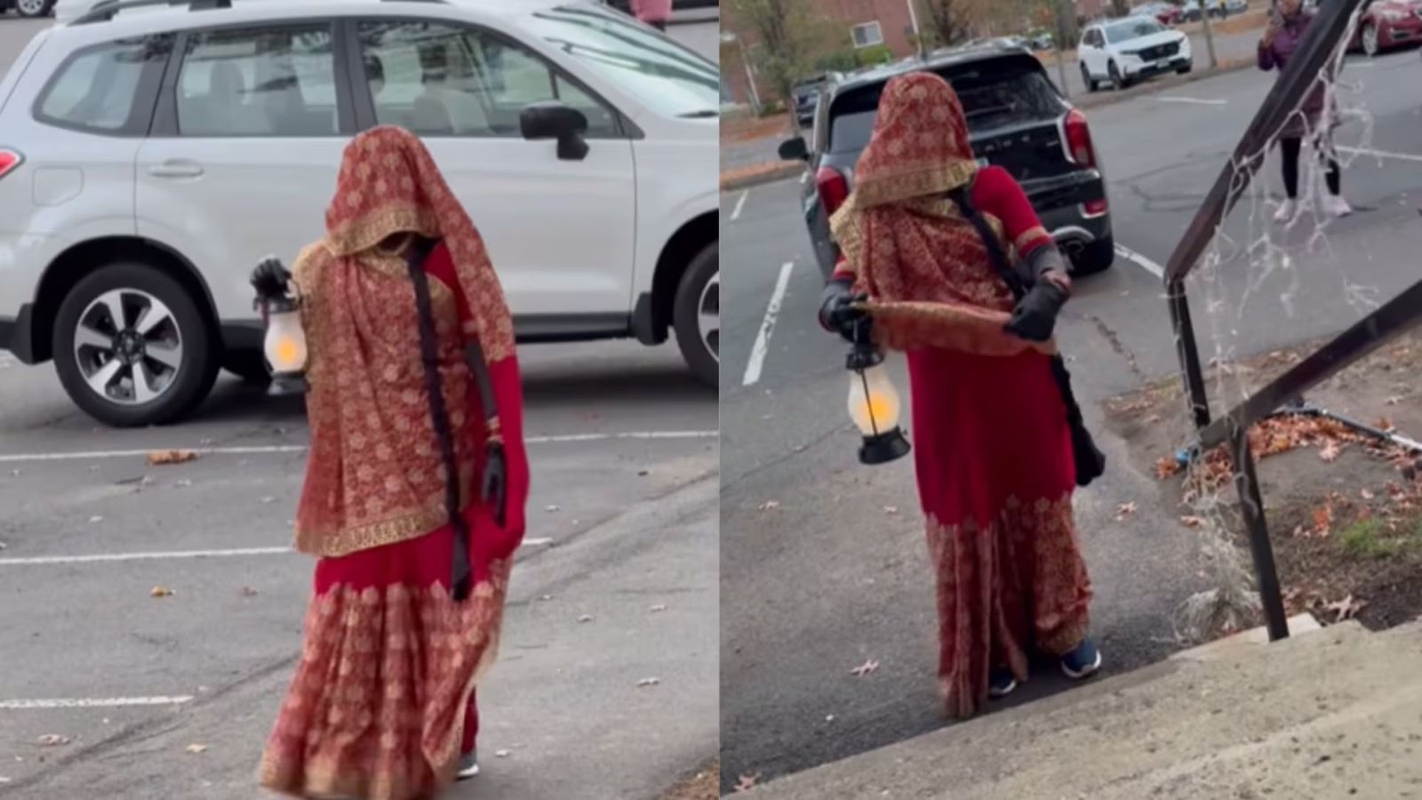 US-Based Indian Woman Becomes ‘Stree’ for Halloween, Wins Internet with Her Eerie Costume: “She Got Her H1B Visa”