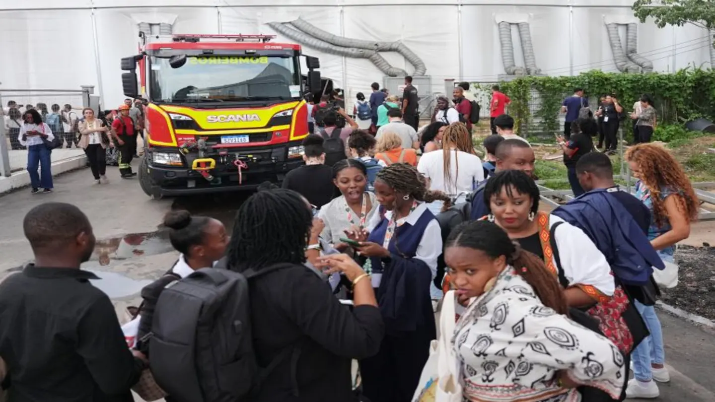 Fire at COP30 Brazil venue pavilion raises concerns