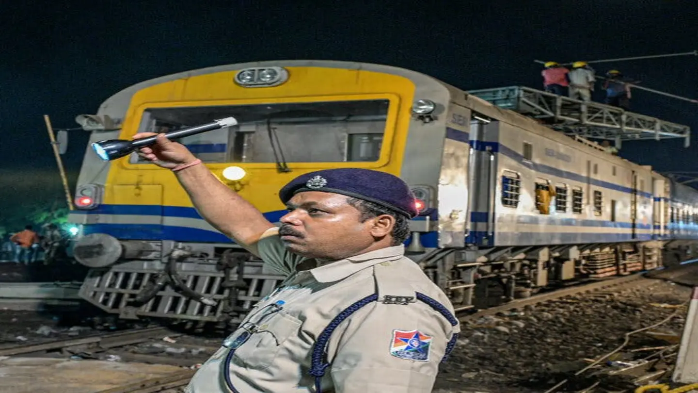 India train collision: At least 11 dead in cargo train crash