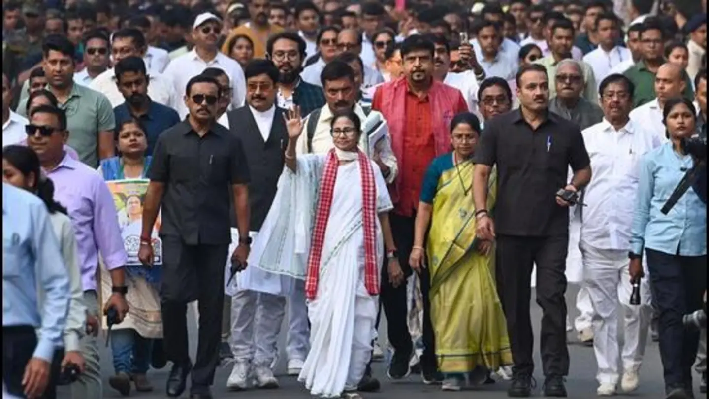 Mamata Banerjee warns BJP, ECI: ‘Hitting me will shake India’