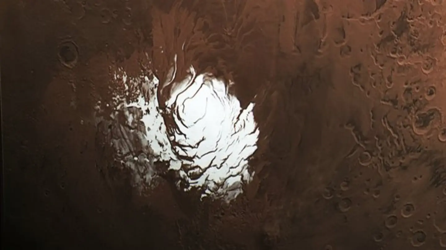 Mars Orbiter Reveals Secrets of Subglacial Brine Lake on Red Planet