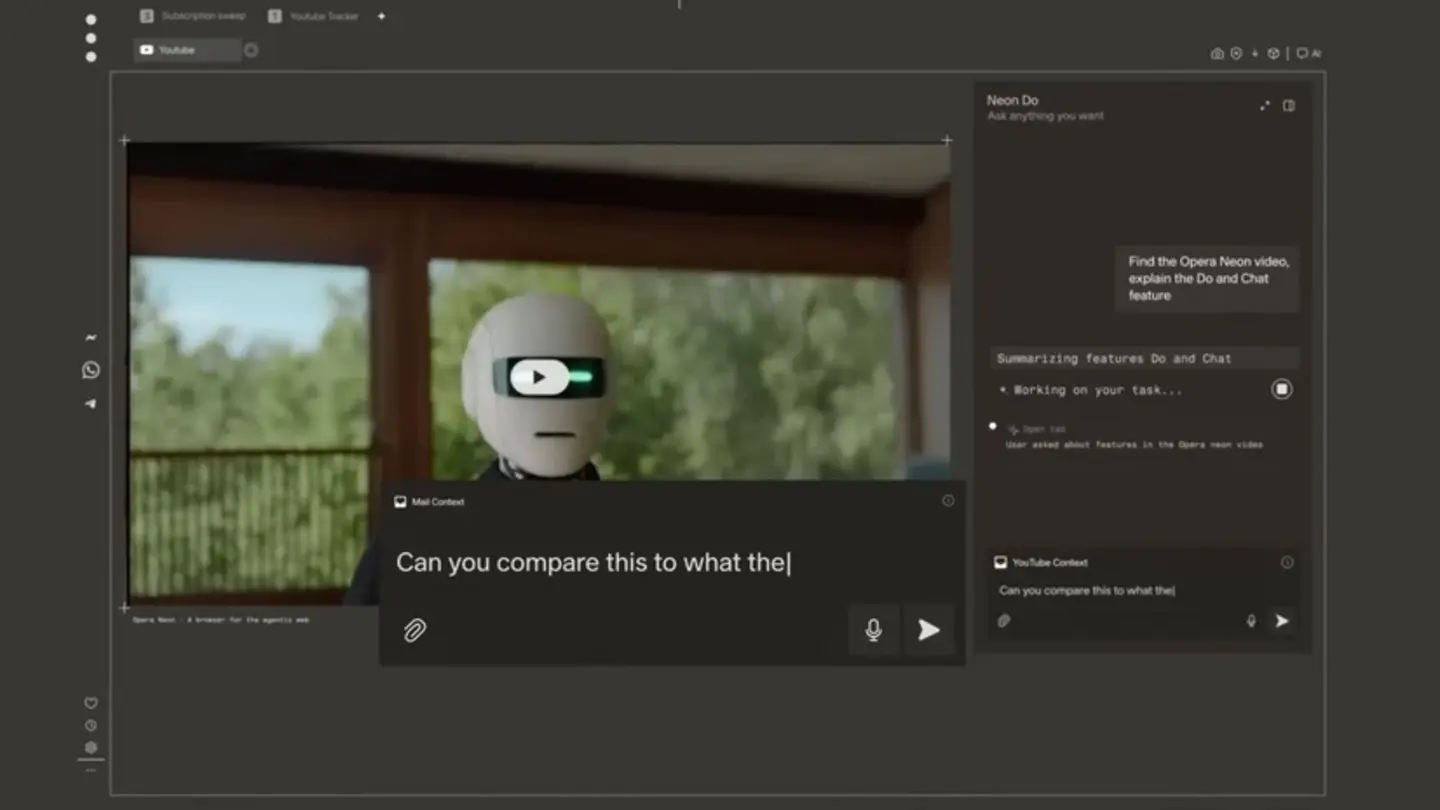 Opera Neon adds research mode, Google Docs support: Business Standard