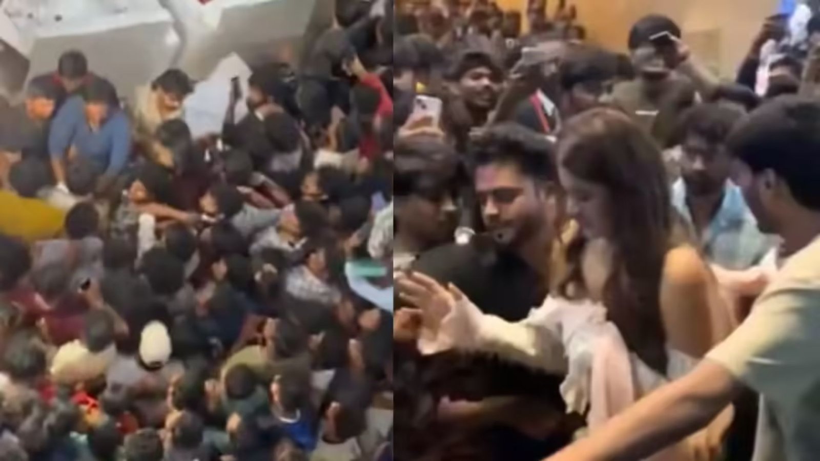 Actor Nidhhi Agerwal mobbed at Hyderabad mall singer calls crowd worse than hyenas