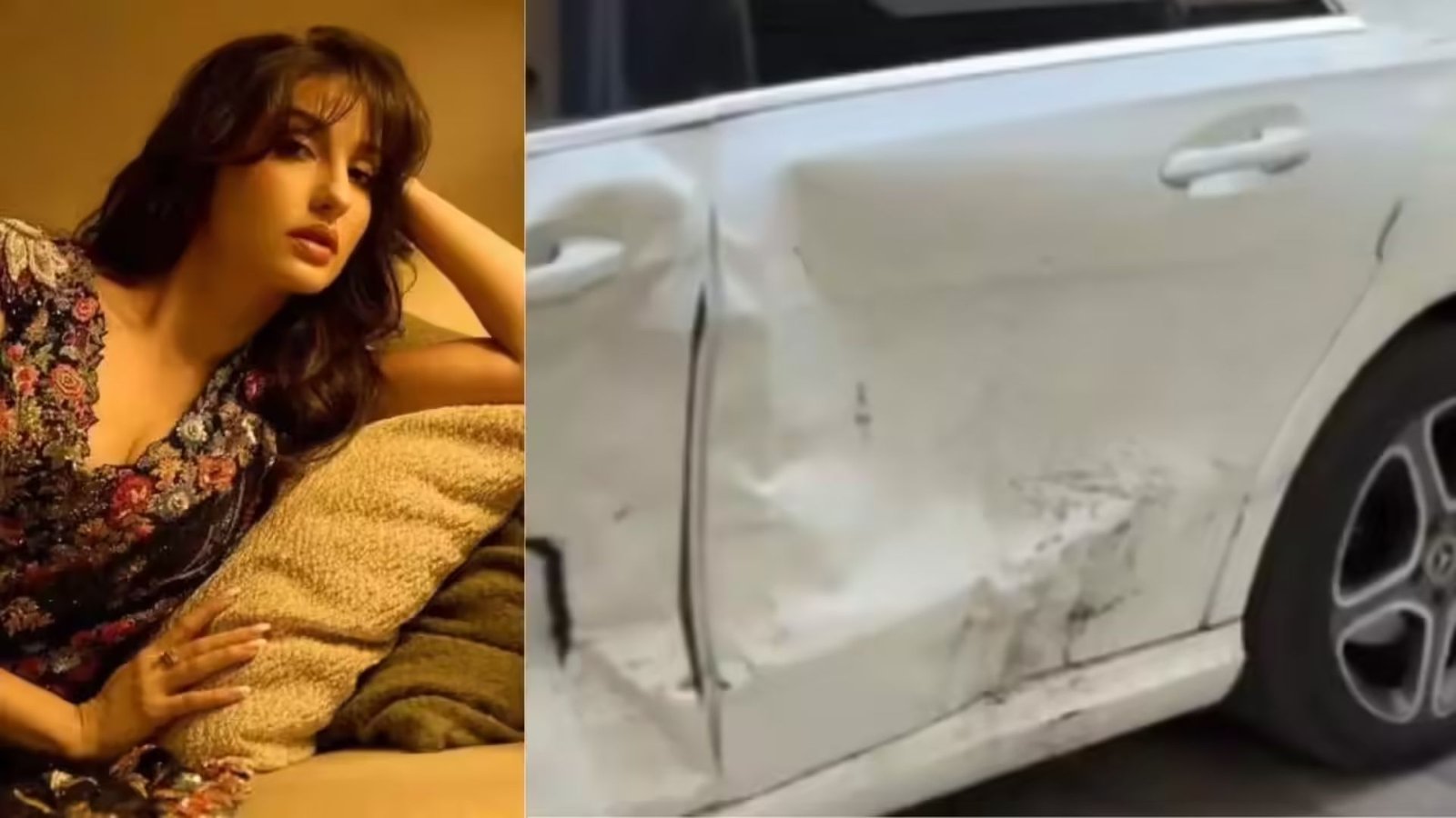 Nora Fatehi’s car hit by drunk driver; actor safe, Mumbai Police confirm
