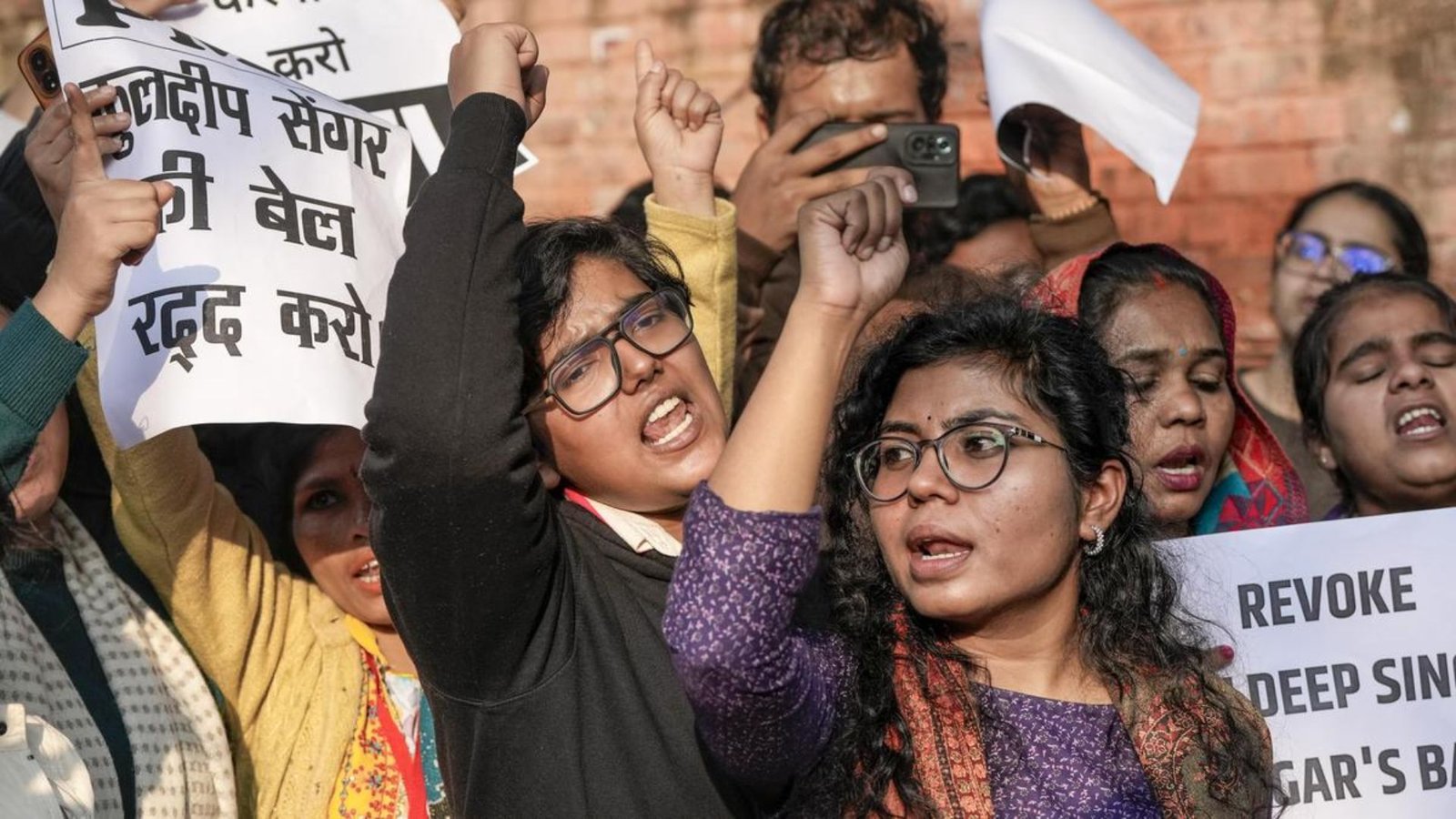 Unnao Rape Survivor Continues Protest Over Sengar’s Bail