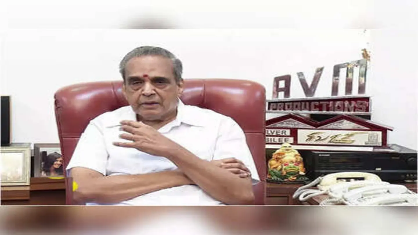 Tamil producer AVM Saravanan, of AVM Productions, dies at 86