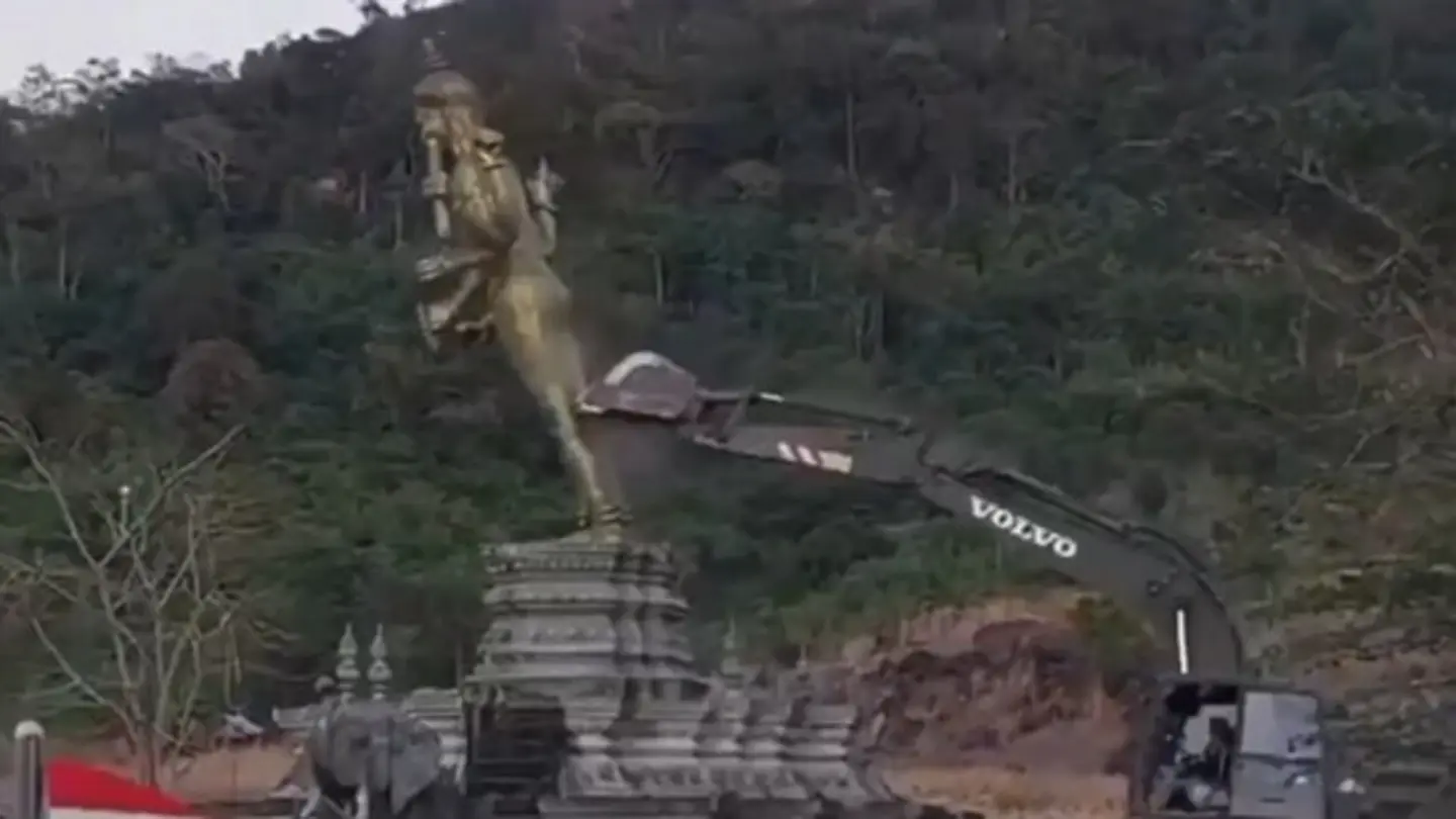 India Expresses Concern Over Vishnu Statue Demolition at Thailand-Cambodia Border